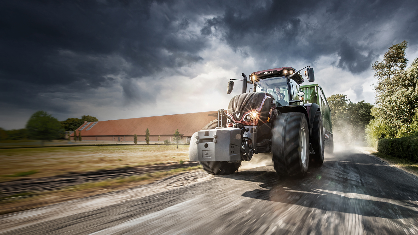 valtra s4 series on the road