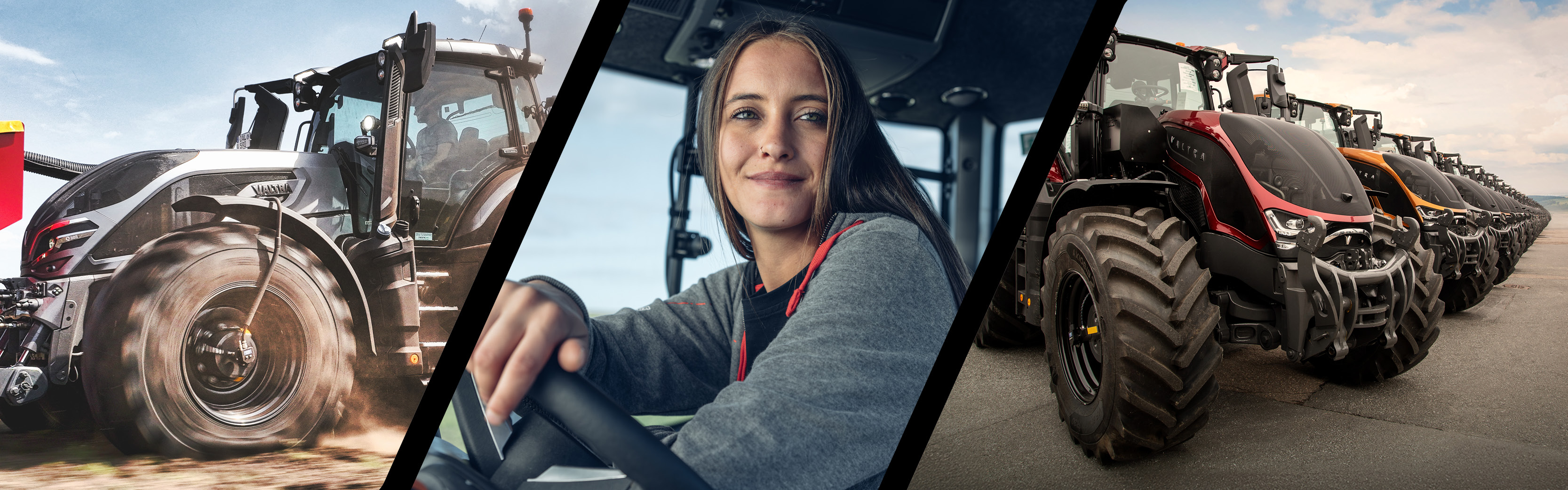 Grafika zapraszająca na pokazy Valtra SMARTTOUR