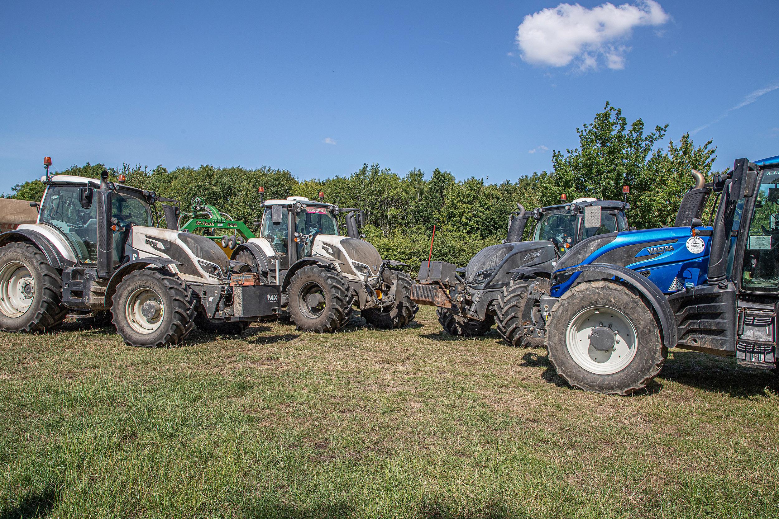 In just five years, S&J osborne’s tractor fleet has gained four Valtras.